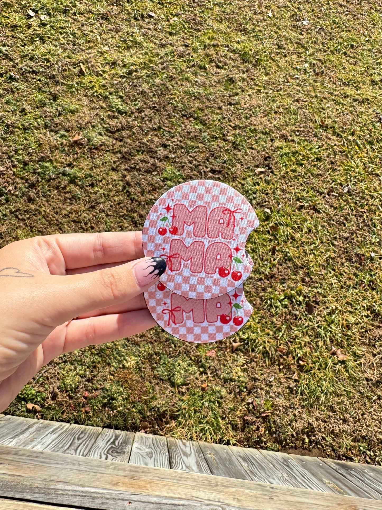 Mama Car Coaster Set