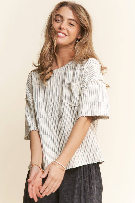 The Taylor Waffle Top