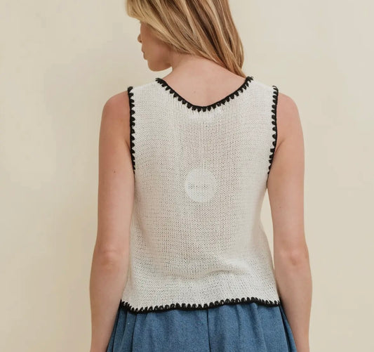 Gia Bow Tie Swearer Vest