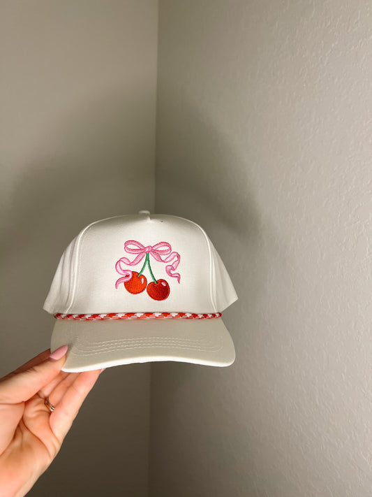 Cherry and Coquette Signature Trucker Hat
