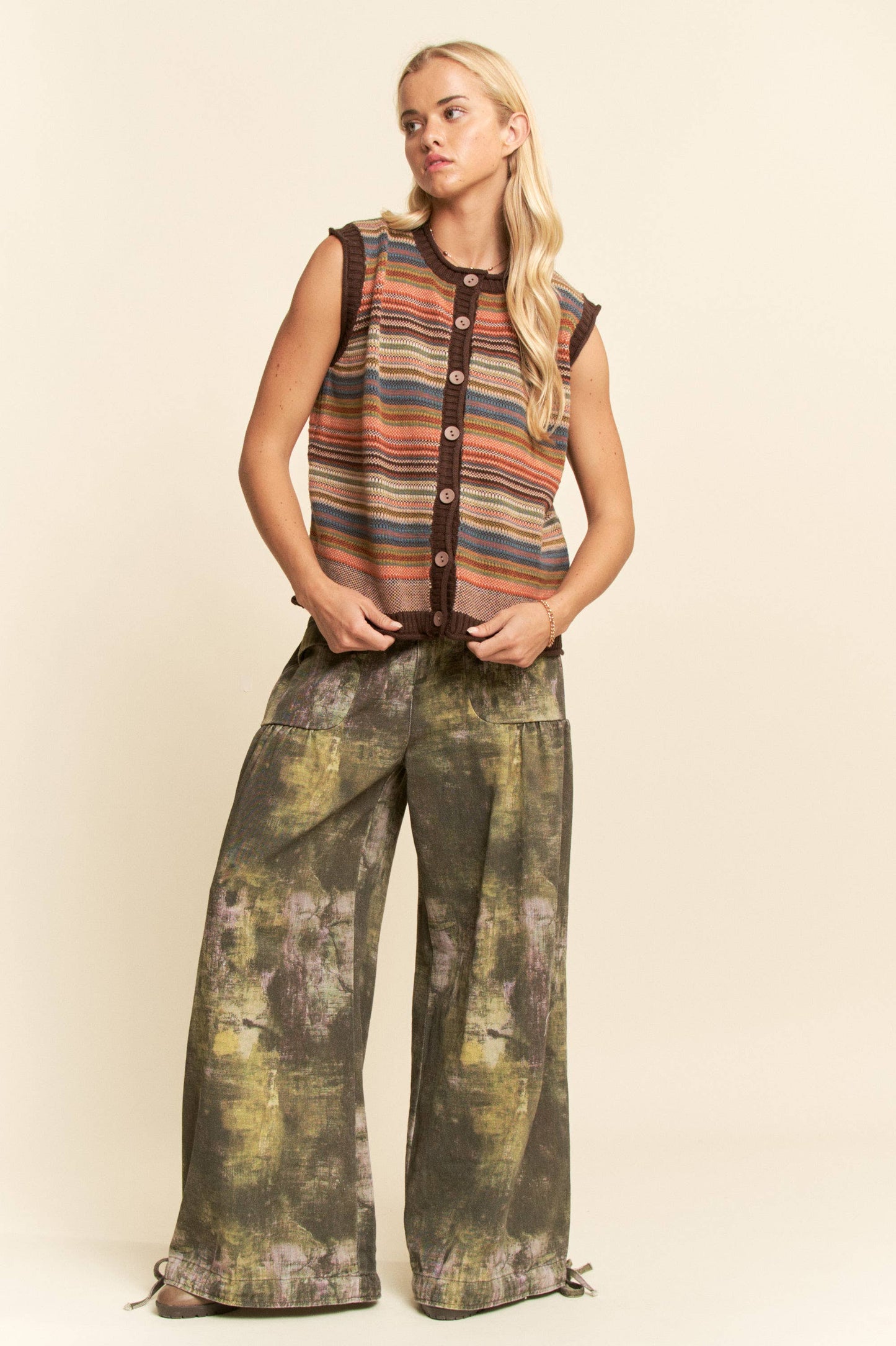 Hazelnut Hues Multicolor Top