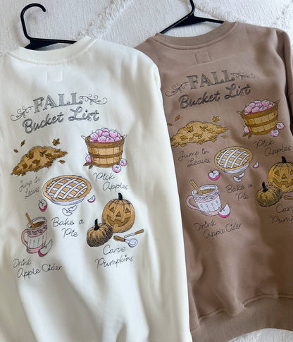 Pre Order: Fall Bucket List Crew in Ivory