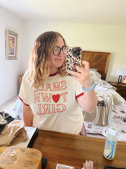 Small Town Girl Ringer Tee