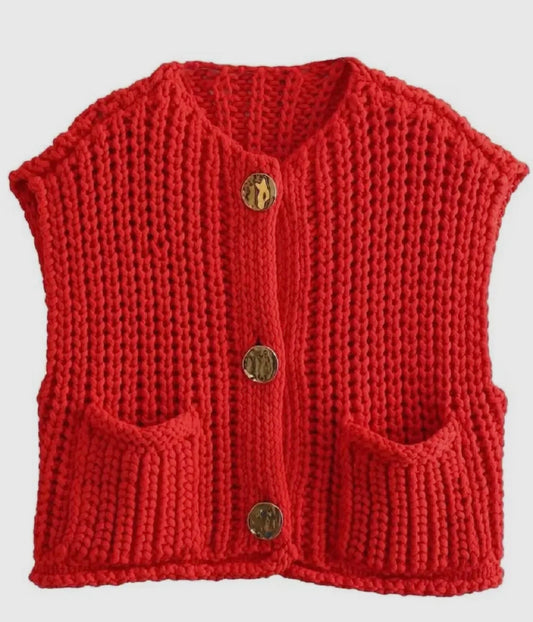 Sweater Vest Top