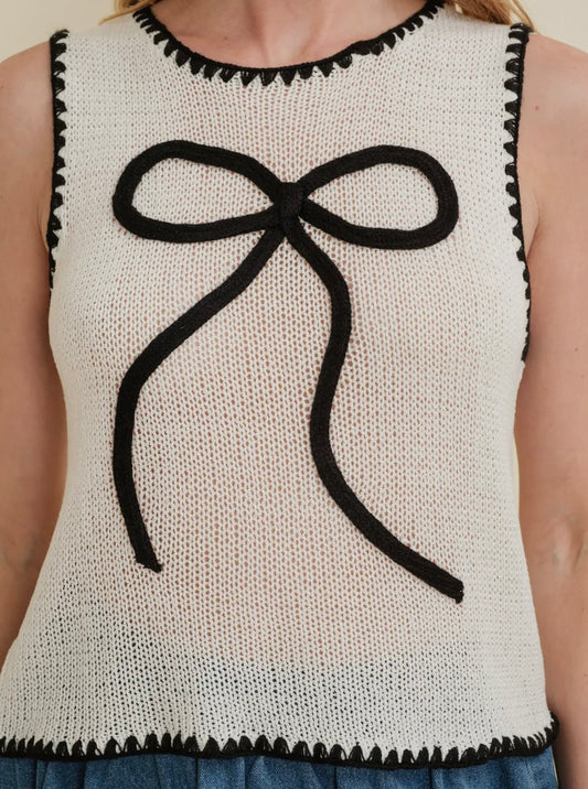 Gia Bow Tie Swearer Vest