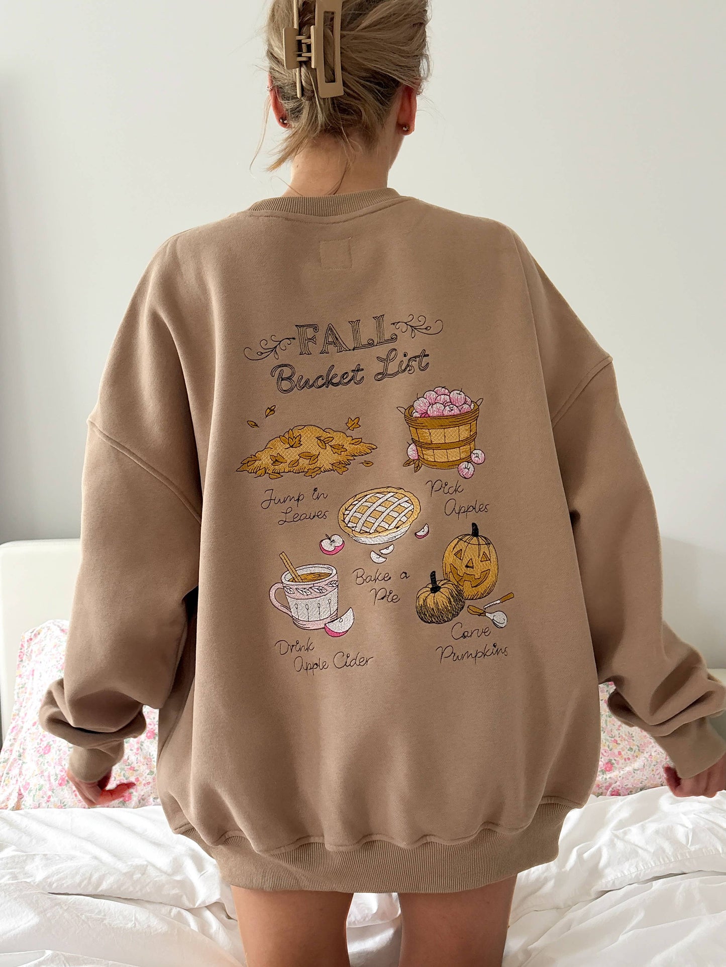 Pre Order: Fall Bucket List Crew in Cappuccino