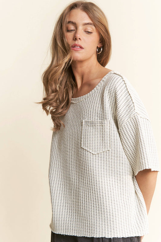 The Taylor Waffle Top