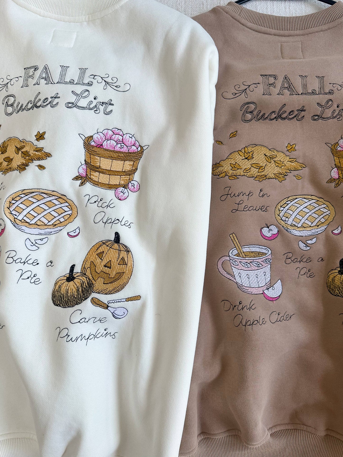Pre Order: Fall Bucket List Crew in Ivory