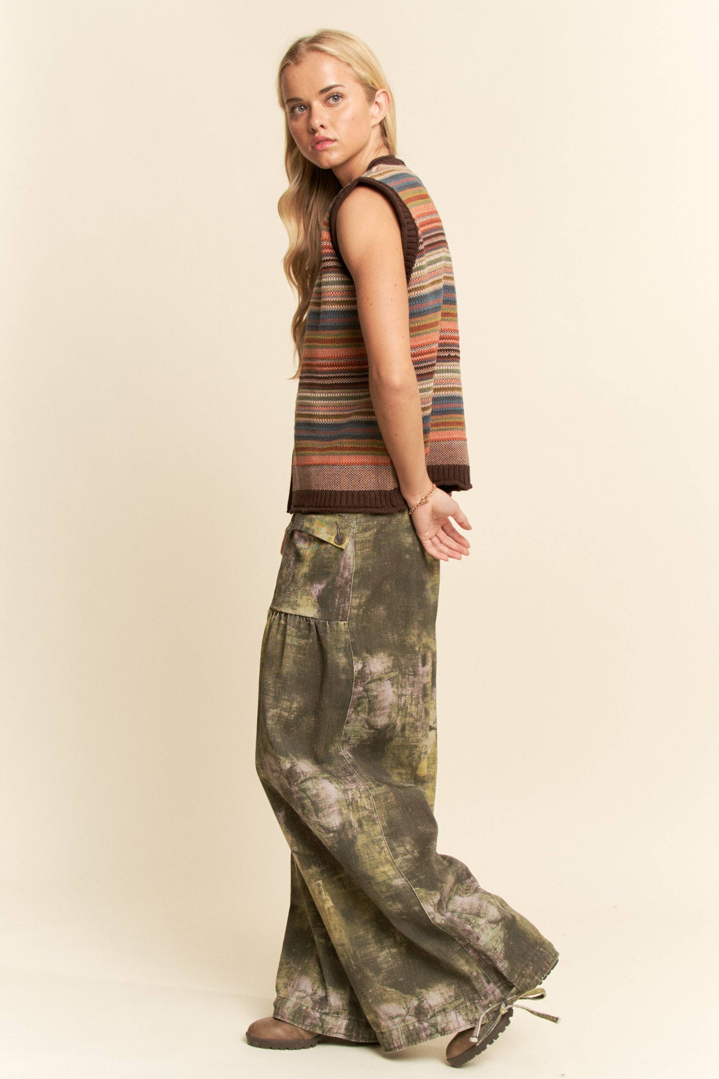 Hazelnut Hues Multicolor Top