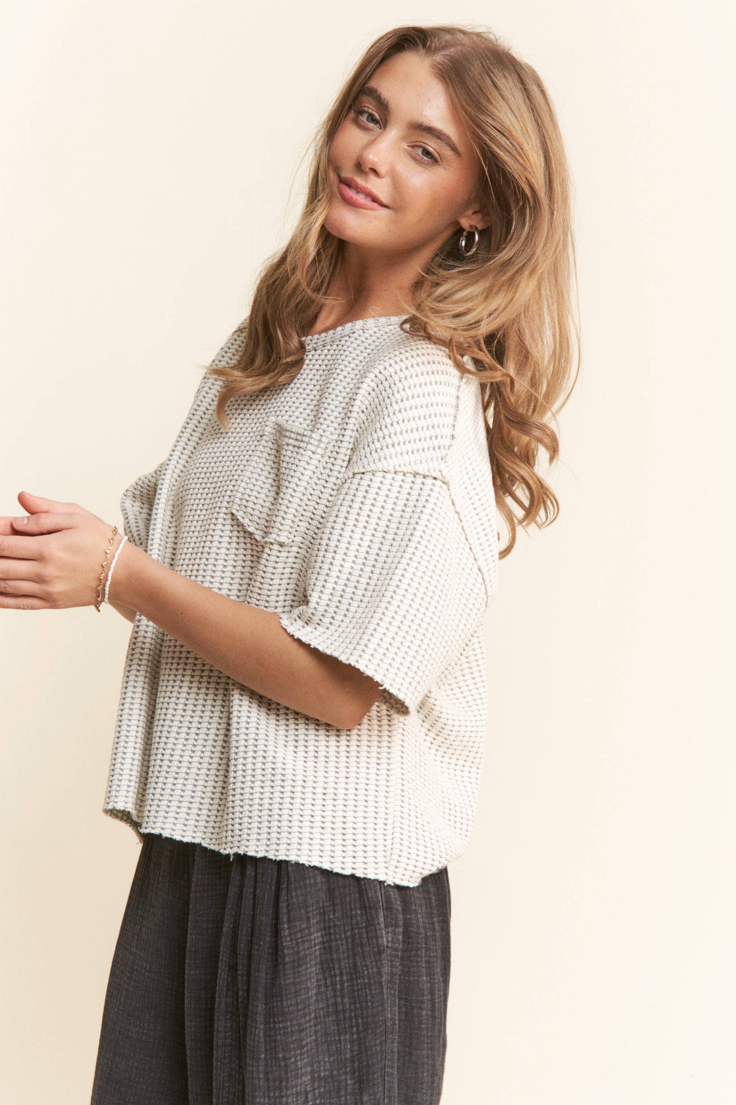 The Taylor Waffle Top